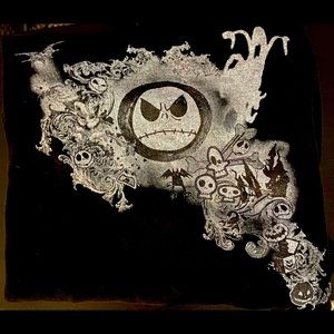 Disney Jack Skellington Nightmare Before Christmas Long Sleeve Shirt Men 2XL